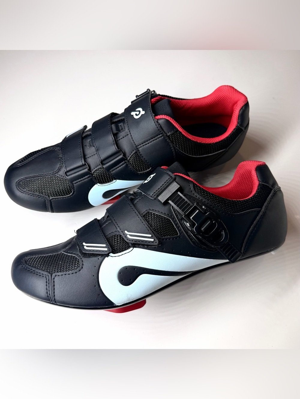 Peloton Men’s Black Red Cycling Shoes Size 45